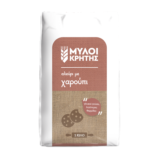 Carob flour Mills of Crete Vero Cretan Vero Cereal